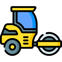 Road roller icon