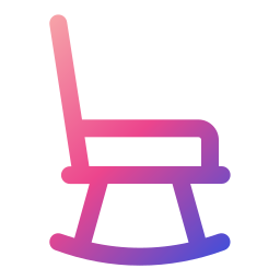 Rocking chair icon