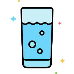 Glass of water icon