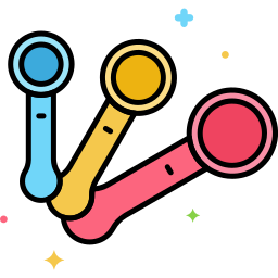 Measuring spoon icon