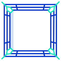 ring per il pugilato icona