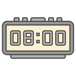 Digital clock icon