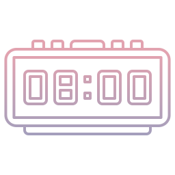 Digital clock icon