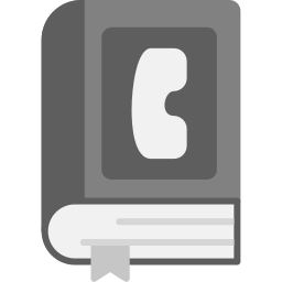 Phone book icon