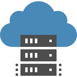 stockage en ligne Icône