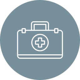 First aid kit icon