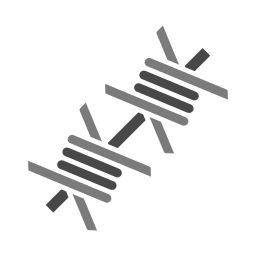 fil barbelé Icône