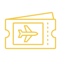 Plane ticket icon