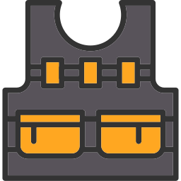 Bulletproof vest icon