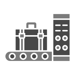 gepäck scannen icon