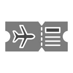 flugzeugticket icon