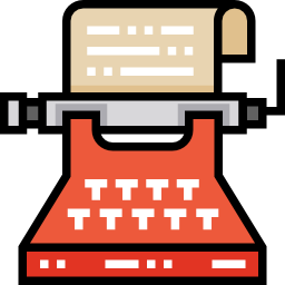 Typewriter icon