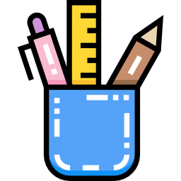 Pencil case icon