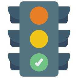 Traffic lights icon