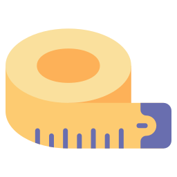 Measuring tape icon