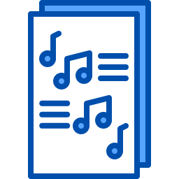 Music sheet icon