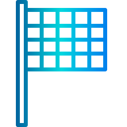 drapeau d'arrivée Icône