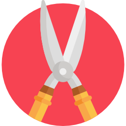 Pruning shears icon