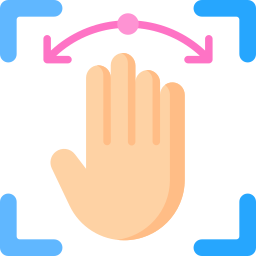 Hand recognition icon