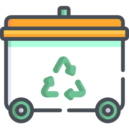 Recycling bin icon