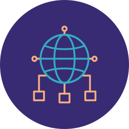 Global connection icon