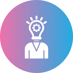 Creative mind icon