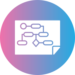 diagrama de fluxo Ícone