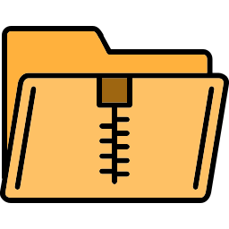 Zip folder icon