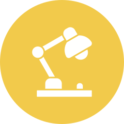 Desk lamp icon