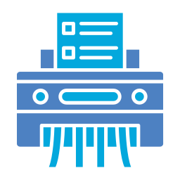 distruggidocumenti icona