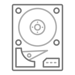 Hard disk icon