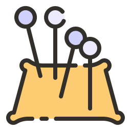 Pin cushion icon