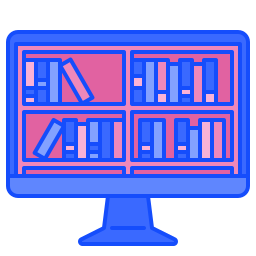 Online library icon