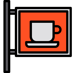 Coffee shop icon