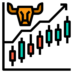 Bull market icon