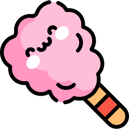 Cotton candy icon