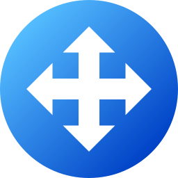 Four arrows icon