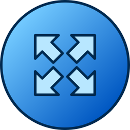 Four arrows icon