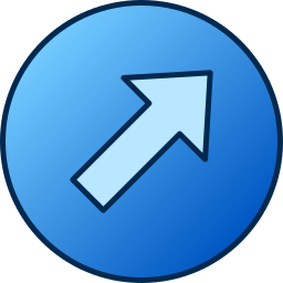 Arrow upper right icon