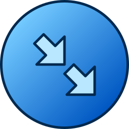 Down right arrow icon