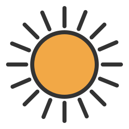 Sun icon