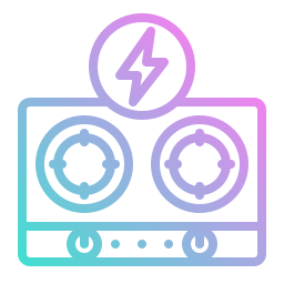 Electric stove icon