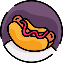 hot dog ikona