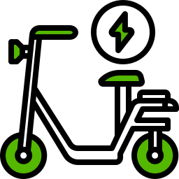 Electric bike icon