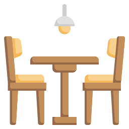 Dinner table icon