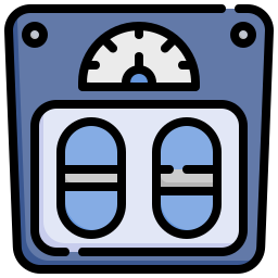 Weight scale icon