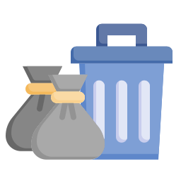 Trash can icon