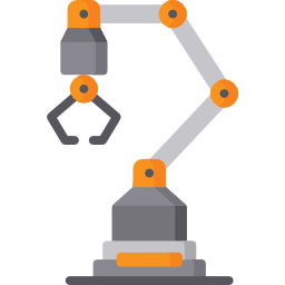 Industrial robot icon