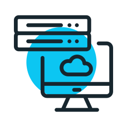 Cloud computing icon