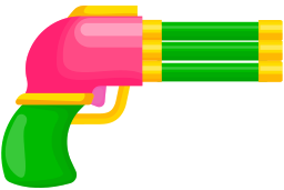 Toy gun icon